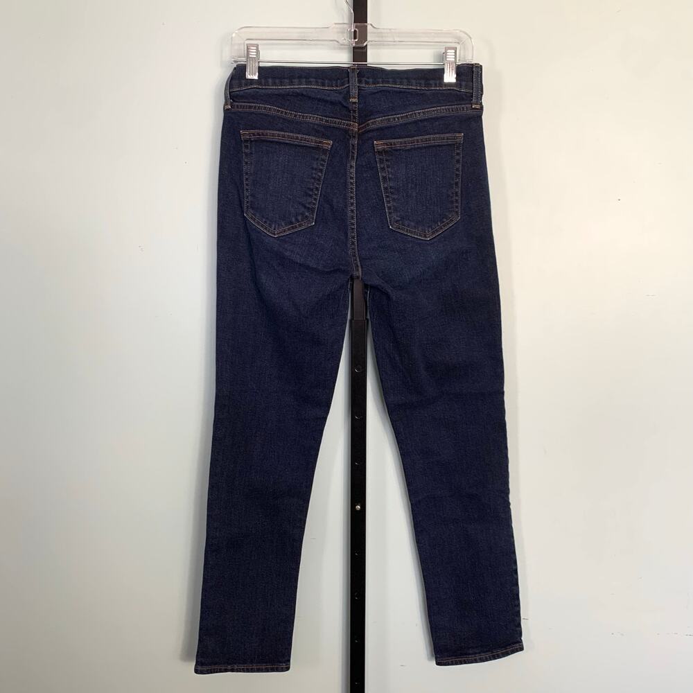 GAP Authentic Straight High Rise Jeans in Dark Indigo Size 29 Short - Picture 6 of 9